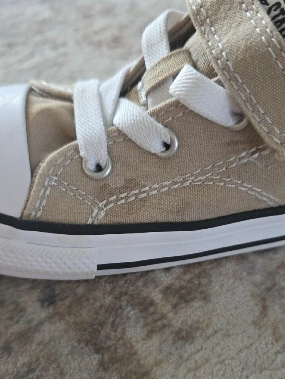 Converse Kids Tan Low Top All Star Sneakers
